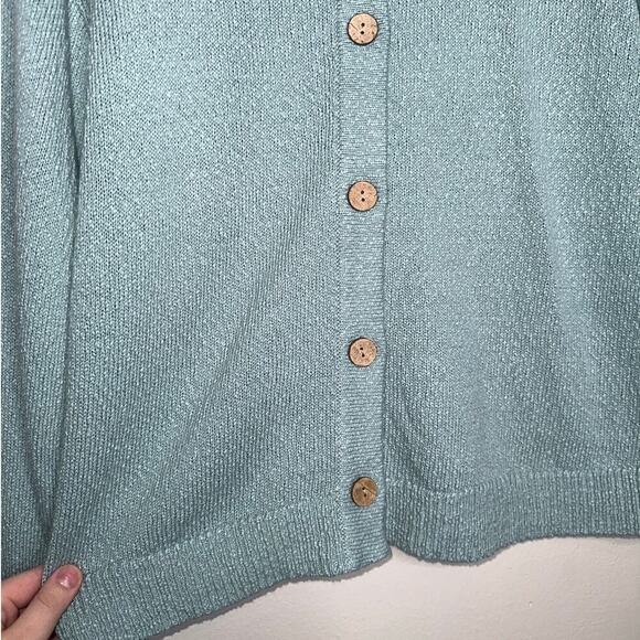 Free People Beach Free-est Ameena Cardigan Blue Haze Size XS Oversized Fit - Picture 4 of 6